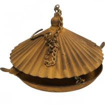 Artikel Deko-Vogeltränke, Vogelbad, Rost Deko Garten Ø23cm H27,5cm