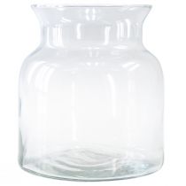Artikel Deko Glas Vase Windlicht Glas Klar Ø18cm H20cm