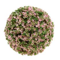 Artikel Deko-Kugel Rosa Grün Blumenkugel künstlich Ø18cm 1 St