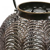 Artikel Deko Laterne Windlicht hängend Metall Deko Ø25,5cm H43cm