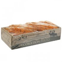 Artikel Deko Moos Orange Echtes Moos zum Basteln Getrocknet, gefärbt 500g