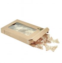 Artikel Deko Schmetterlinge Metall Hängedeko Golden 5cm 30 St