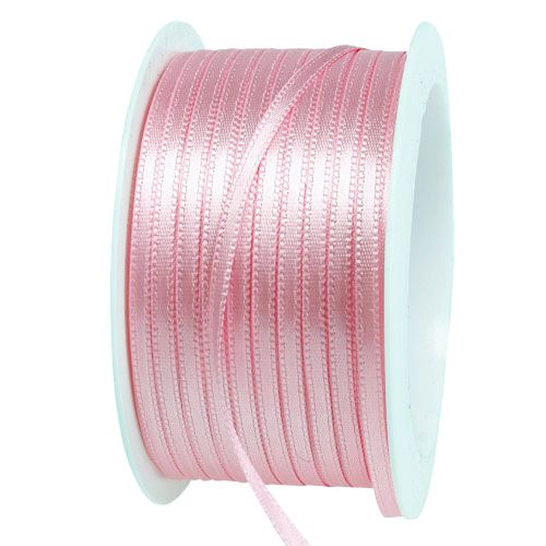 Artikel Geschenkband Satinband Dekoband  Pastellrosa 3mm 50m