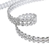 Artikel Dekorationsband Silber, glänzend 10mm 4m