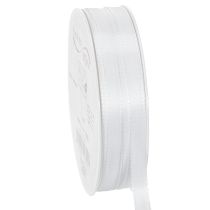 Artikel Dekorationsband Taftband Band Weiß 10mm 50m