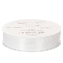 Artikel Dekorationsband Taftband Band Weiß 10mm 50m