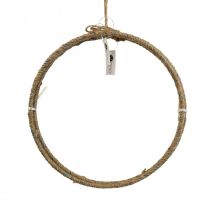 Artikel Dekoring Jute Scandi Deko Ring zum Aufhängen Ø30cm 3 St