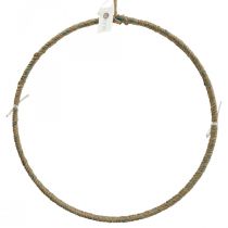 Artikel Dekoring Jute Scandi Deko Ring zum Aufhängen Ø40cm 2 St