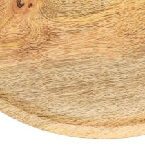 Artikel Dekoteller Holz mit Fuß Tortenständer Optik Natur Ø25cm