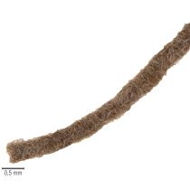 Artikel Dochtfaden Wollkordel Braun 55m Dekoschnur für Floristik Basteln