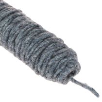 Artikel Dochtfaden Filzschnur, Filzkordel, Wollkordel Blau meliert 55m