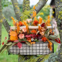 Artikel Drahtkorb Gitterkorb Pflanzkorb Metall Schwarz 35x18x22,5cm