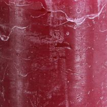 Artikel Durchgefärbte Kerzen Berry Stumpenkerzen Lila 70×120mm 4 St