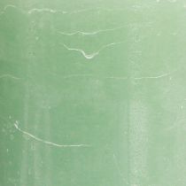 Artikel Durchgefärbte Kerzen Grün Jade Stumpenkerzen 70×120mm 4 St