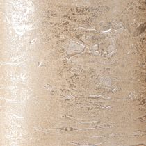 Artikel Durchgefärbte Kerzen Platin 70x80mm 4 St