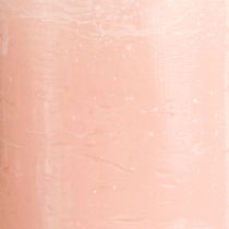 Artikel Durchgefärbte Kerzen Rosa Stumpenkerzen Hellrosa 85×150mm 2 St