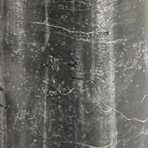 Artikel Durchgefärbte Stumpen Kerzen in Anthrazit 85x200mm 2 St