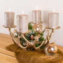 Artikel Durchgefärbte Kerzen Platin 70x120mm 4 St