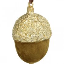 Artikel Eicheln zum Hängen, Advent, Baumschmuck, Herbstdeko H6,5cm Ø4cm 6 St