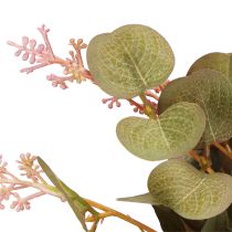 Artikel Eukalyptuszweige künstlich mit Blüten Rosa 45cm Bund 3 St