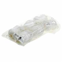 Artikel Deko Eule mit Krone zum Hängen Weiß, Glitzer 6,5 × 8cm 6St.