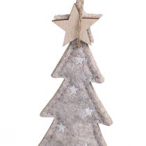 Artikel Filz Tannenbäume Christbaumschmuck Beige Creme 17cm 6 St