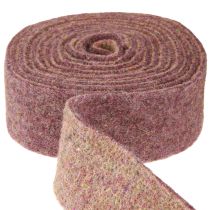 Artikel Filzband Wollband Dekostoff Weinrot Beige 7,5cm 5m