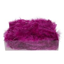 Artikel Flauschige Deko Federn Burgund zum Basteln 5–10cm 20g