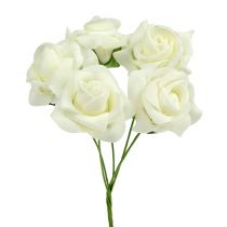 Artikel Foam Rose Ø4,5cm Creme 36 St