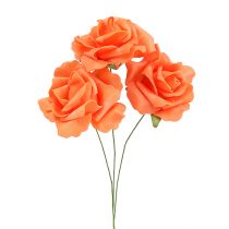 Artikel Foam-Rose Ø 6cm Orange 27 St