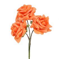Artikel Foam-Rose Ø7,5cm Orange 18 St