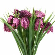 Artikel Schachbrettblumen Fritillaria künstlich Lila 29cm 6 St