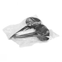 Artikel Beetstecker Gartenstecker Holz Holzschilder Oval Schwarz H17,5cm 12St