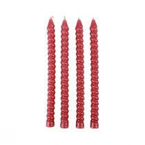 Artikel Gedrehte Kerzen Spiralkerzen Pink Ø1,4cm H18cm 4St