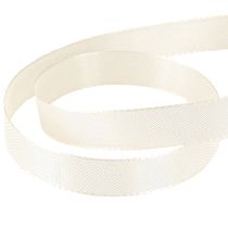 Artikel Geschenkband Dekoband Taftband Creme 15mm 50m