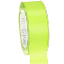 Artikel Geschenkband Dekoband Webkante Limettengrün 40mm 50m