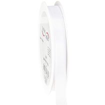 Artikel Geschenkband Dekorationsband Taftband Weiß 15mm 50m