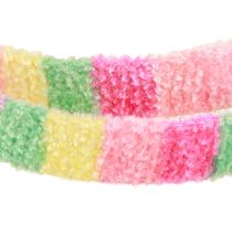 Artikel Geschenkband Frottee Dekoband Bunt gestreift 10mm 10m