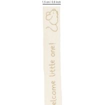 Artikel Geschenkband Mäuschen Dekoband Geburt Taufe 15mm 20m