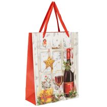 Artikel Geschenktüte Weihnachten 8cm x 18cm H24cm 2er-Set