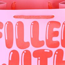 Artikel Geschenktüte mit Henkeln „Filled with Love“ H36/23cm 2er-Set
