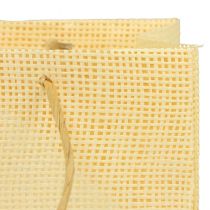 Artikel Geschenktüten gewebt Papier Vanille Orange Rosa 20×10×10cm 6St