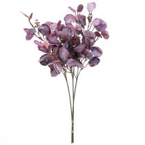 Artikel Glamour Eukalyptuszweig Eukalyptus künstlich Violett 65cm 3St