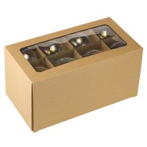 Artikel Glas Weihnachtskugeln Glaskugeln Irisierend Klar 7,5cm 12 St