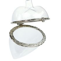 Artikel Glasherz zum Befüllen Hängedeko 7cm x 10cm klar 2St