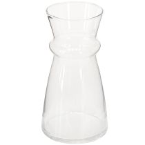Artikel Glasvase Hyazinthenvase Deko Vase Transparent Ø7cm H13cm