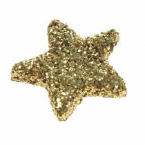 Artikel Sterne Glitzer Gold 1,5cm 144 St