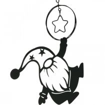 Artikel Wanddeko Metall Schwarz Wichtel Stern 15×17cm 3 St