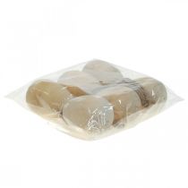 Artikel Holzeier Dekoeier Hänger Natur Ostereier Osterdeko H8cm 6 St