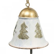 Artikel Weihnachtsglocken Vintage Weihnachtsdeko Golden Weiß 2 St